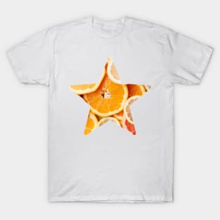 Orange Fruit Star T-Shirt